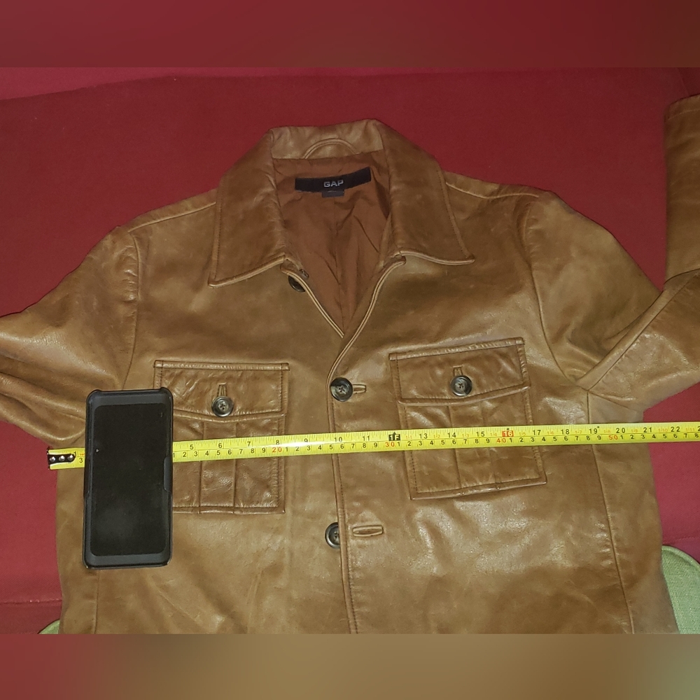Gap leather jacket - Picture 3 of 6